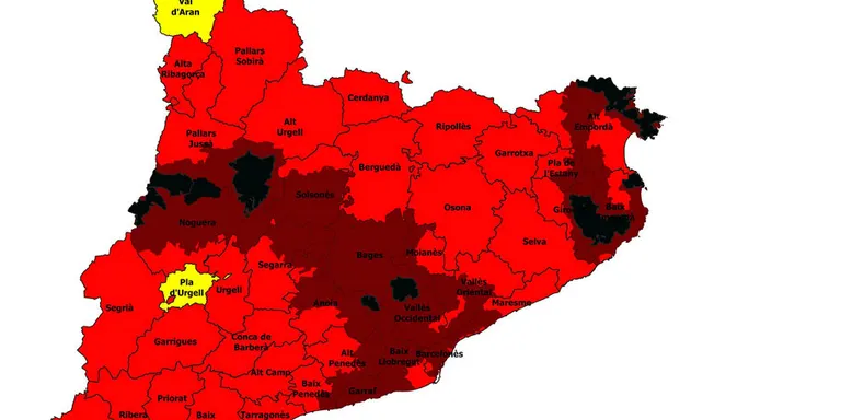 Arenys té activat el Pla Alfa 2 per risc d'incendi davant l'onada de calor