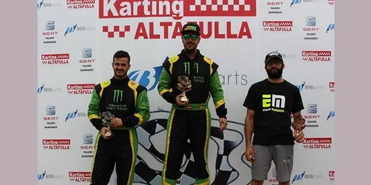 Iván Penalva s’imposa en el GP6 del Campionat Amateur 2017 del Kàrting Altafulla