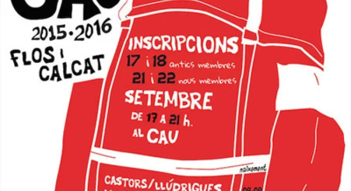 El Cau Flos i Calcat fa avui i demà inscripcions per antics membres