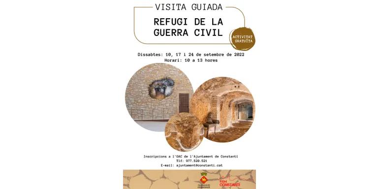 Aquest dissabte comencen les visites guiades a l’antic Refugi de la Guerra Civil