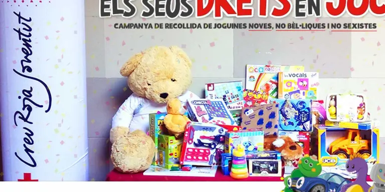 La Creu Roja fa entrega de les joguines recollides