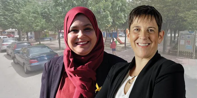 Acte d'ERC-JxP al Barri del Carme amb la diputada al Parlament Najat Driouech