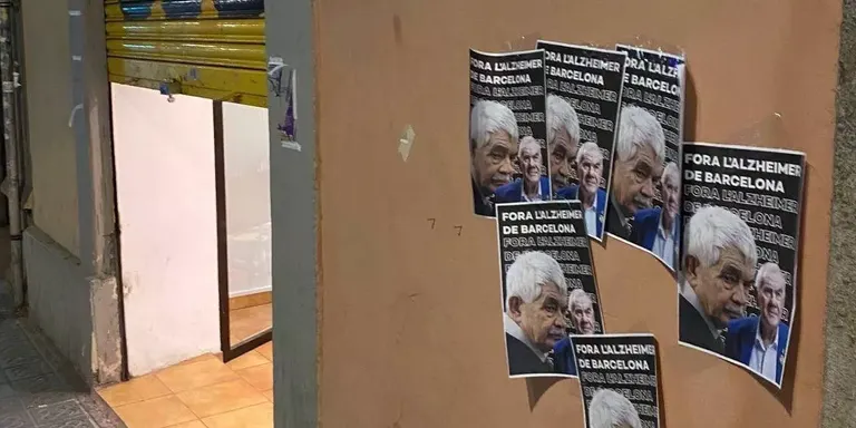 La secció local d'ERC condemna els cartells que relacionaven Ernest Maragall amb l'Alzheimer