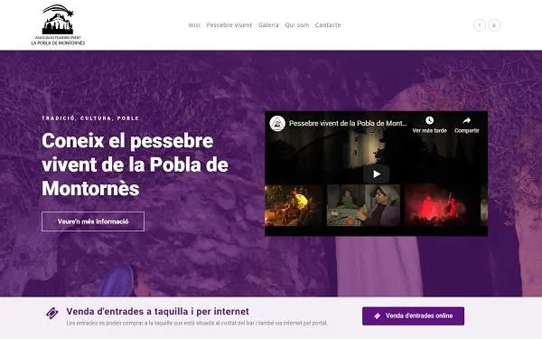 El Pessebre Vivent de la Pobla de Montornès entra de ple en les xarxes socials amb el seu portal web
