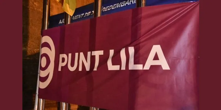 Punt Lila i Multicolor, a la revetlla de Sant Joan de Torredembarra