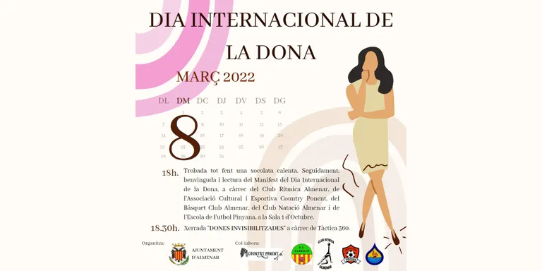 Almenar ret un homenatge a les dones esportistes en el marc del 8M