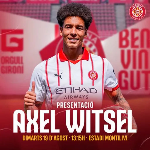 Roda de Premsa de presentació d'Axel Witsel