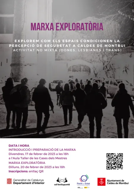L’Ajuntament fa una crida a dones i persones no binàries que vulguin assistir a les sessions “Urbanisme, seguretat i gènere: proposta per a la transformació de l’espai públic”