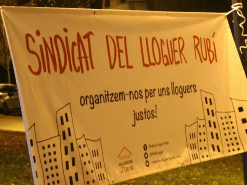 El Sindicat del Lloguer de Rubí continua exigint la negociació col.lectiva amb els fons voltor