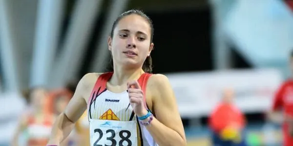 L’atleta Ona Alonso, subcampiona del Campionat de Catalunya de Clubs Sub20