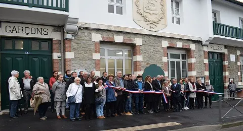 INAUGURATION DU GROUPE SCOLAIRE JEAN JAURÈS À HENDAYE
