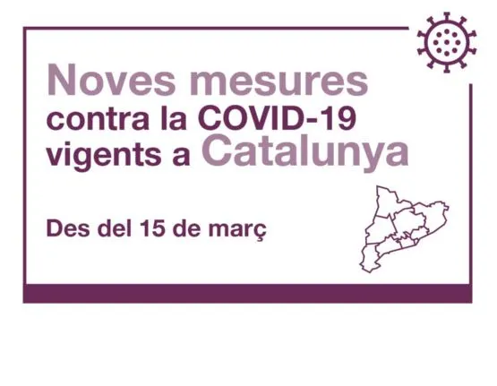 El Procicat prorroga les mesures vigents fins al 9 d’abril