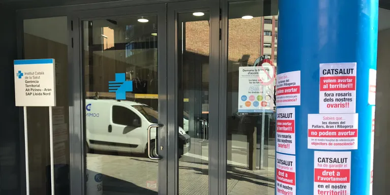Acció reivindicativa a Tremp perquè es faciliti l'avortament al Pallars