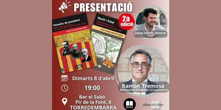 Josep Vicenç Mestre presenta els seus dos darrers llibres a Torredembarra