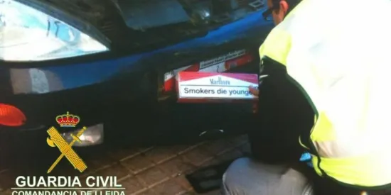 Degoteig de comissos de tabac de contraban a la Farga de Moles