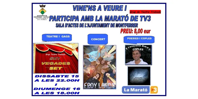 Monterrer es mobilitza per la Marató de TV3