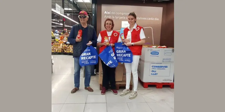 El Gran Recapte de Primavera recull 4.000 quilos de menjar a Caldes