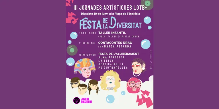 Jovent Dissident organitza la tercera edició de les Jornades Artístiques LGTB+