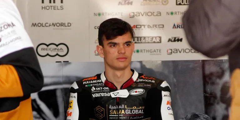 El vilassarenc Aleix Viu Cotolí, a la graella de sortida del GP de l’Argentina de Moto 3