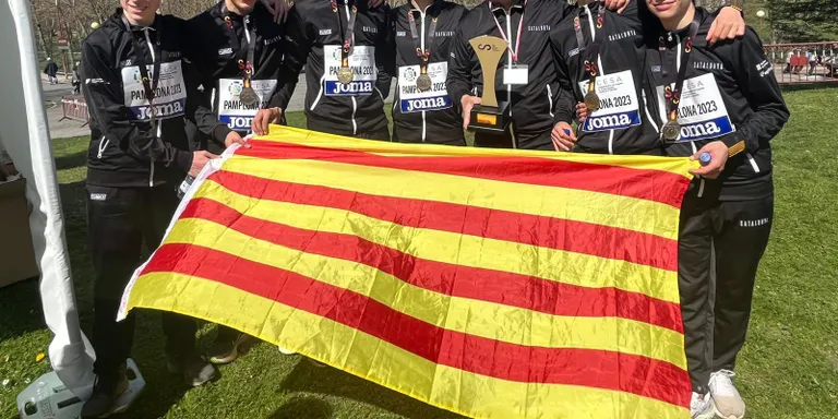 Catalunya lidera el campionat de Cros per Federacions