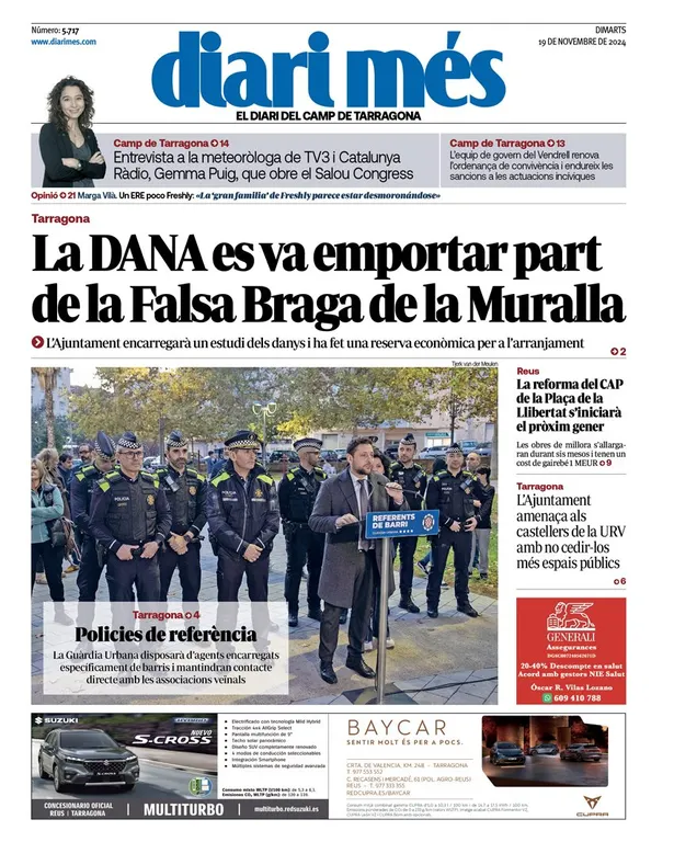 Cop d'ull als diaris d'aquest dimarts 19 de novembre