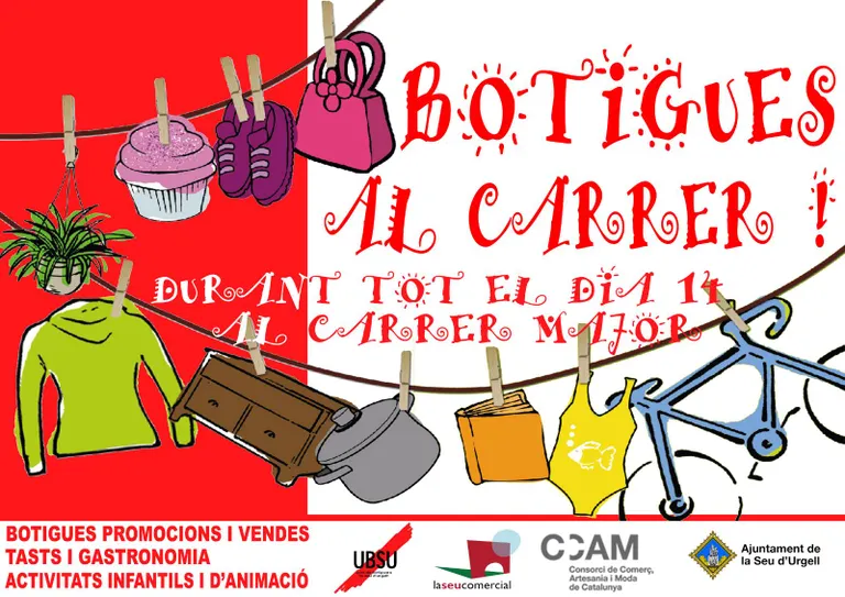 La Seu d’Urgell celebra la primera edició de ‘Botigues al carrer’
