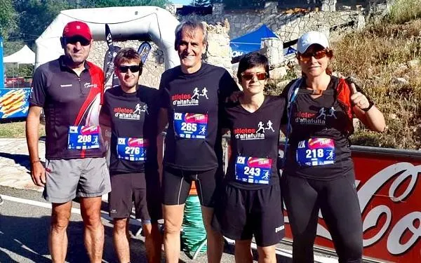 Foto: Atletes d'Altafulla