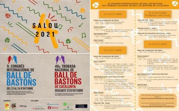El Ball de Bastons d'Altafulla participa aquest cap de setmana en el I Congrés Internacional de Ball de Bastons