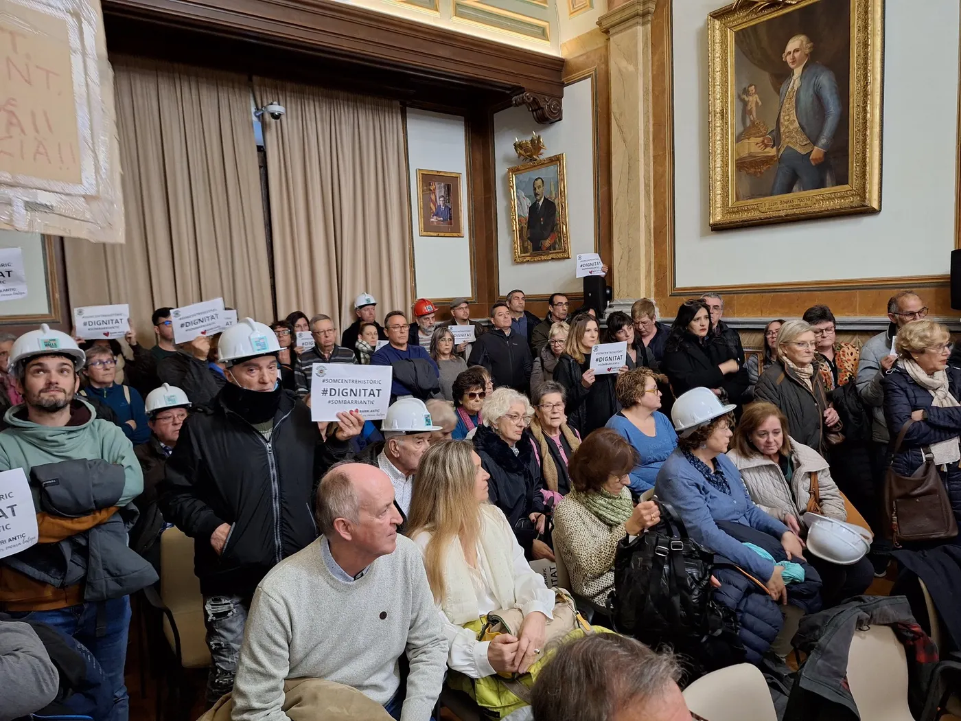Els veïns del Barri Antic reclamen al ple que s’actuï amb urgència al nucli històric