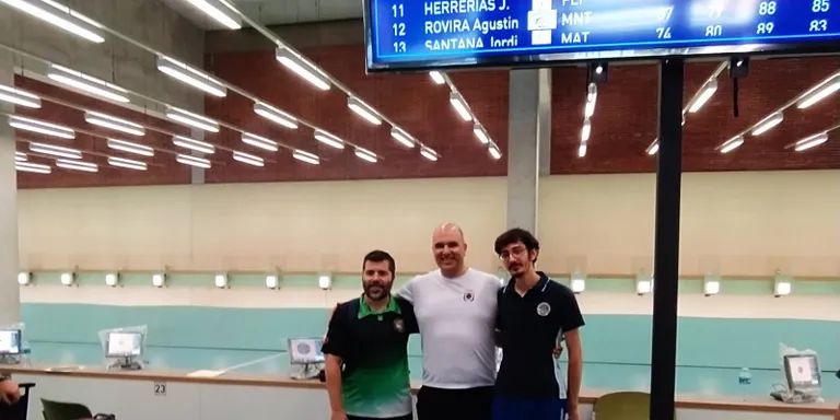 Jordi Balañá, del Club de Tir Olímpic Cambrils, campió de Catalunya de pistola d’aire de 10 metres