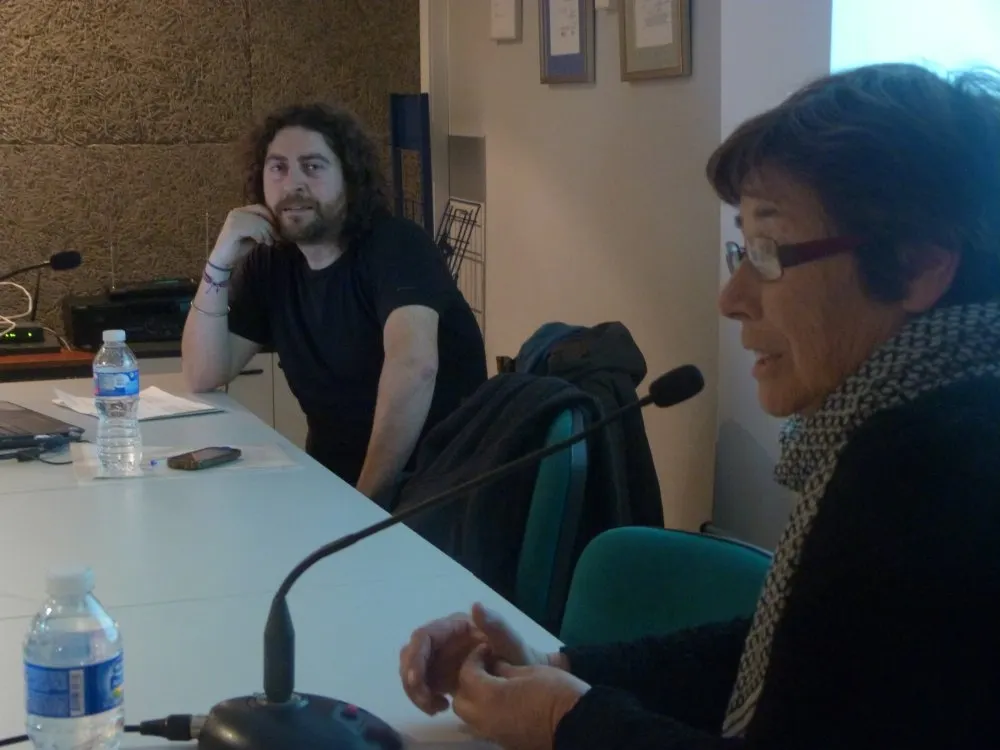 Josep Maria Royo i Núria Ribera, vicepresidenta de Rubí Solidari