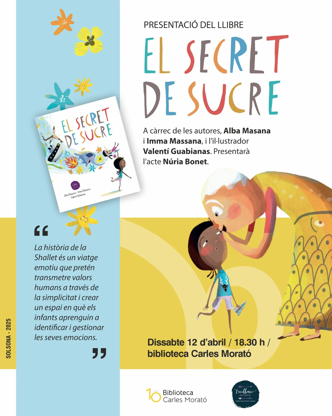 Dues mestres solsonines presenten un llibre sobre les emocions il·lustrat per Valentí Gubianas
