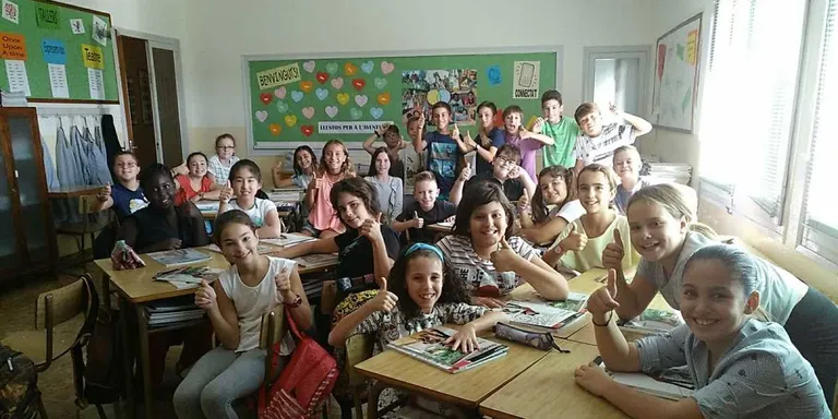 El Col•legi Mare de Déu dels Socós fomenta els projectes entre alumnes de diferents edats a infantil
