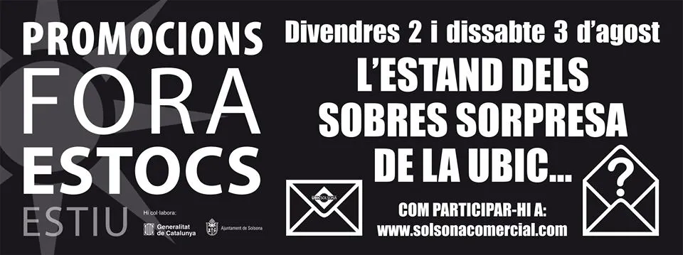 Més de 50 establiments solsonins participen al Promocions i Fora Estocs de la UBIC