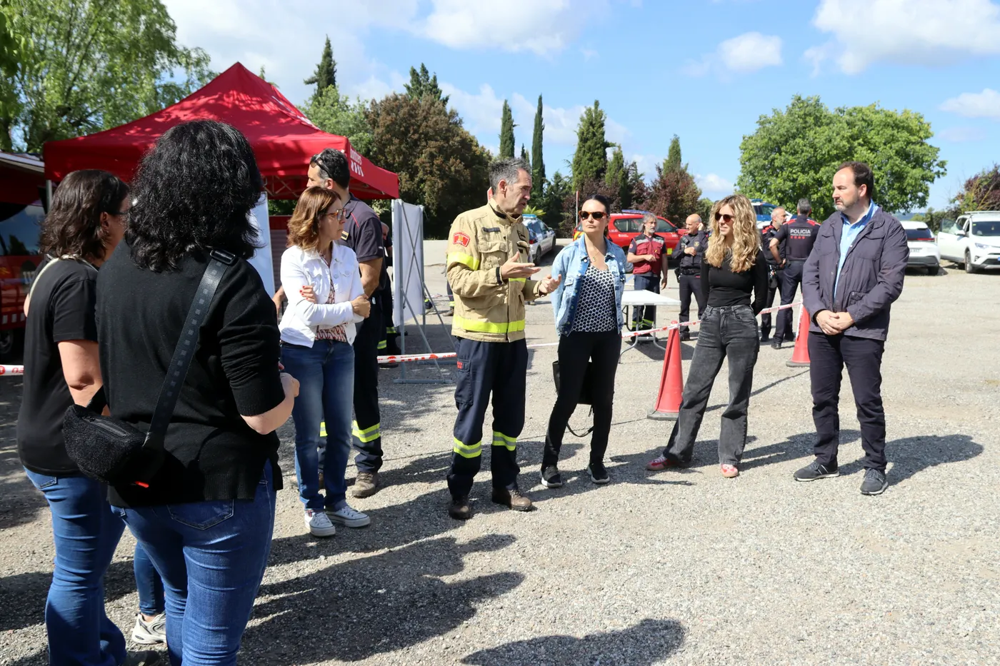 Els cossos operatius es posen a prova per la campanya d’estiu amb un simulacre d’un foc forestal de gran complexitat al Solsonès