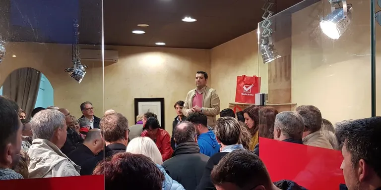 Xavier Amor (PSC): "L'oficina de la candidatura serà la nostra seu de trobada amb la ciutadania pels dos comicis que tenim per endavant"