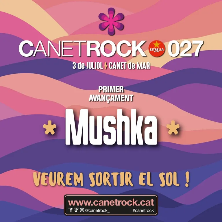 Mushka, primera artista confirmada al Canet Rock 2027