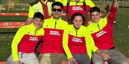 L'Escola Agrària del Solsonès torna carregada de medalles del Campeonato Forestal Nacional de Estudiantes d'Osca