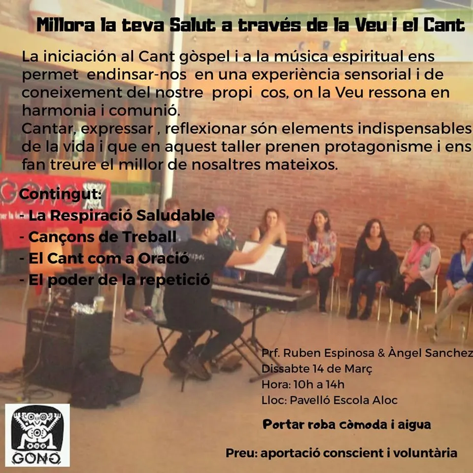 Curs per la millora de la veu i la salut a través de la veu i el cant