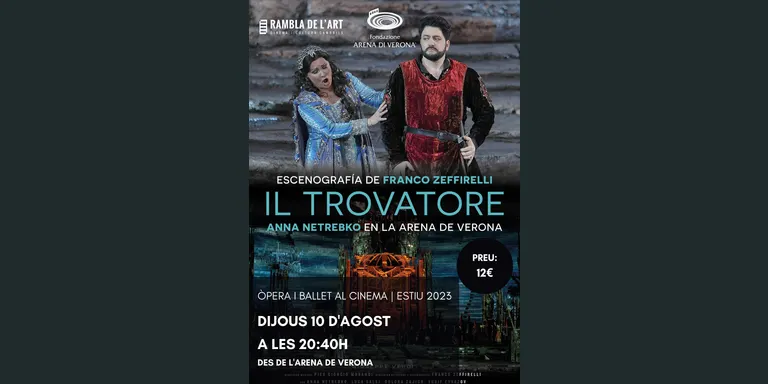 El cinema Rambla de l’Art aposta aquest mes d’agost per noves projeccions d’òpera i música clàssica