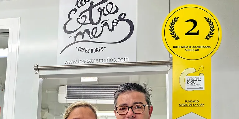 Los Extremeños, guardonats amb el 2n premi a la millor botifarra d'ou singular de Catalunya 2022