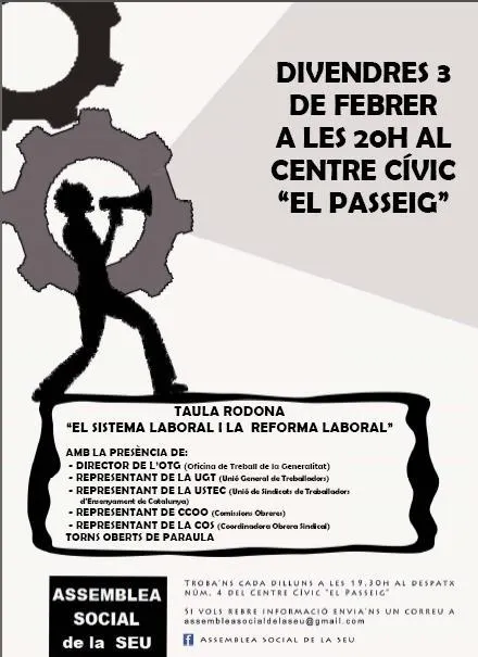 Es crea l'Assemblea Social de la Seu