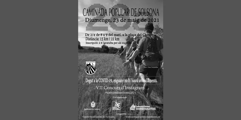 El Centre Excursionista del Solsonès programa per diumenge la 28a Caminada Popular de Solsona