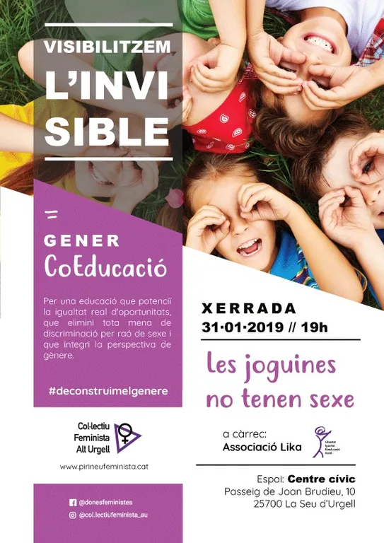 Xerrada a la Seu sobre coeducació amb l'Associació Lika