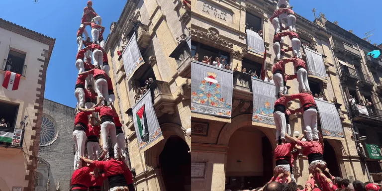 El castell total, protagonista de la diada de Sant Joan