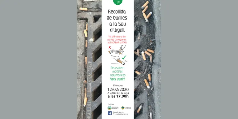 Campanya de recollida de burilles a la Seu d'Urgell