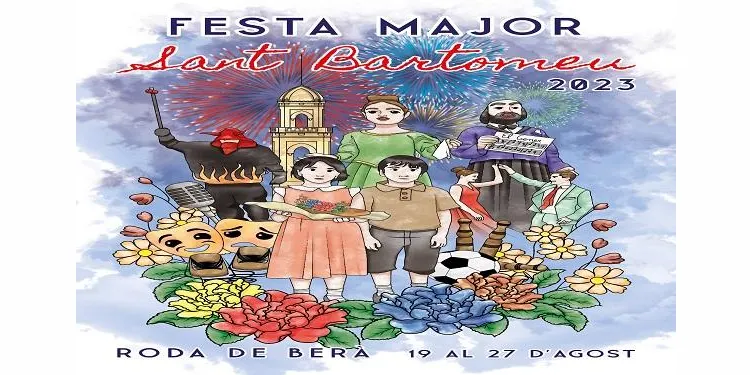 La rodenca Roser Nogués guanya el concurs del cartell de la Festa Major de Sant Bartomeu 2023