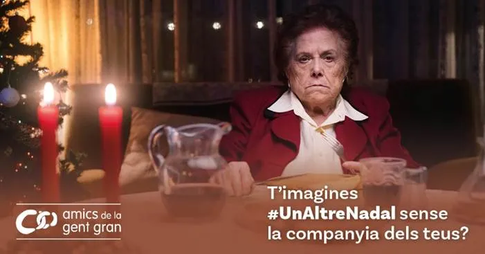 Amics de la Gent Gran llança la campanya #UnAltreNadal per recaptar fons i poder acompanyar a persones gran