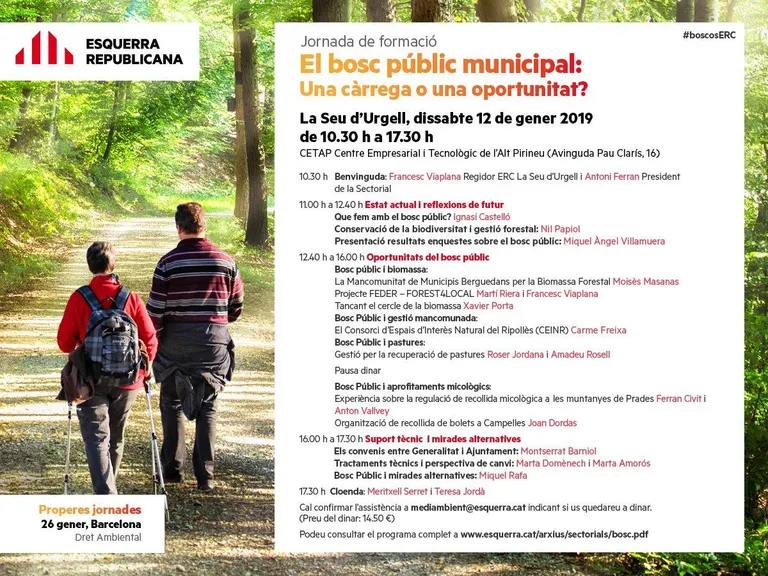 Jornada a la Seu sobre els boscos públics municipals