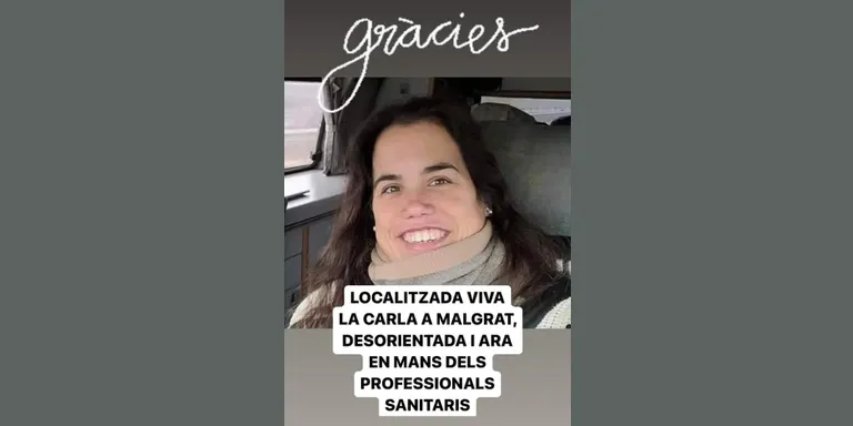Carla López, la noia desapareguda a Pineda, apareix sana i estàlvia
